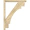 Ekena Millwork Merced Block Rough Sawn Bracket w/ Offset Brace, Douglas Fir, 4"W x 26"D x 34"H BKT0402X26X34MRC05RDF - alternate 4